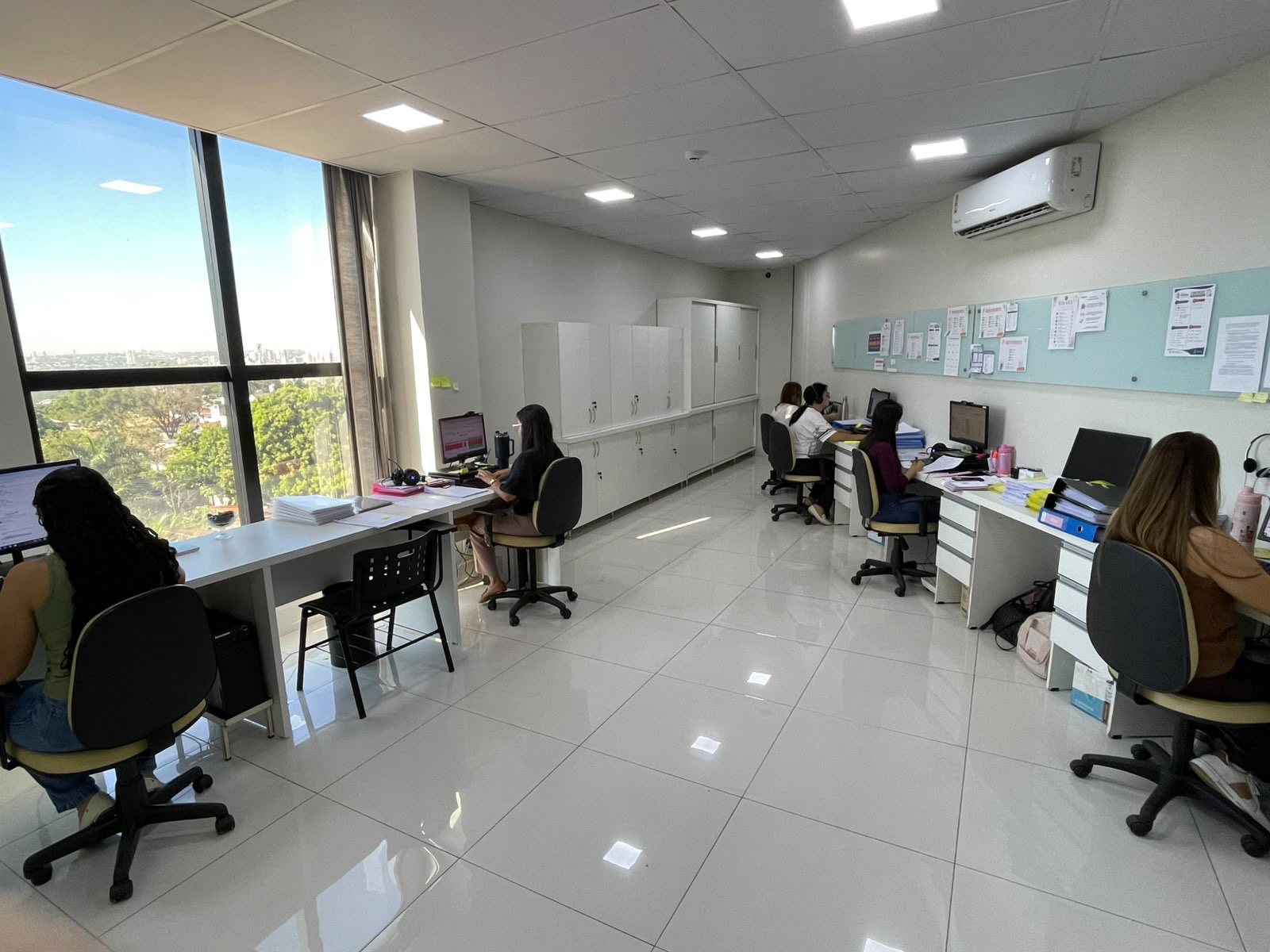 Estações de trabalho da equipe de coordenação